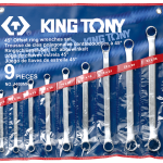 9PC 45° Degree Offset Box End Wrench Set Metric