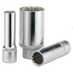 1/2" Drive 12PT Deep Socket 9MM 77MM Length