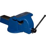 Grey Cast Iron Bench Vise 4" Jaw 2-5/8" Throat Depth