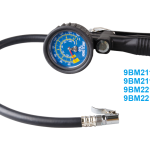 3-in-1 Tyre Inflator 160 PSI 19T - Air Tyre Inflator with Pressure Gauge