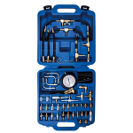 Gasoline Engine Injection Pressure Tester Kit - Fuel Pressure Gauge & Injector Diagnostic Tool