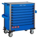 8-Drawer Jumbo Trolley With 610 Tools Blue