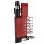 8PC 1/4" Star Bit & Holder Wrench Set T10-T40
