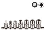 7PC Star Socket Set 1/4" Drive E6-E8 3/8" Drive E10-E16